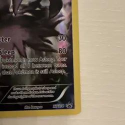 Pokemon Darkrai XY114 XY Promo Holo Basic Card HP110 Dark Cutter Abyssal Sleep - Image 4