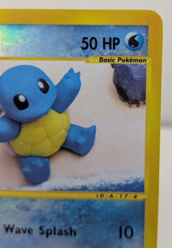 Squirtle 131/165 Expedition 2002 Reverse Holo e-Series Pokemon Card TCG HP/DMG - Image 3