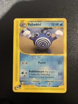 Pokemon Poliwhirl Expedition Base Set Card 089/165 Regular NM Condition - Image 1