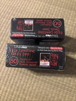 Chaotic Ultra Pro Deck Boxes + Sleeves x2 Trading Card Game RARE HTF VTG SEALED - Image 2