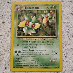 Pokemon Bellossom 3/111 Neo Genesis Holo Rare Unlimited Card 2000 English - Image 1