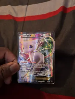 Pokemon Mew EX Full Art Ultra Rare Holo Card XY126 Psychic 120 HP - Image 1