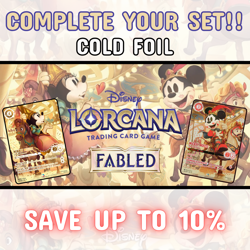 Disney Lorcana TCG - Fabled: Cold Foil Singles - Choose Your Card! - Image 1