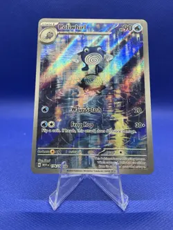 Pokemon TCG Poliwhirl Full Art 176/165 151 Card NM/Mint - Image 1
