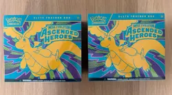 Pokemon Ascend Heroes Elite Trainer Box Lot Of 2 Factory Sealed In Hand - Image 2