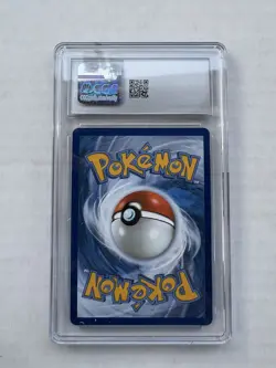 Pokemon Team Rocket's Moltres ex Ultra Rare Holo Card CGC 8 208/182 - Image 2