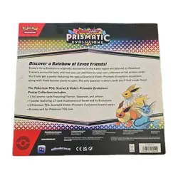 Pokemon TCG: Scarlet And Violet Prismatic Evolutions Poster Collection Box New - Image 2