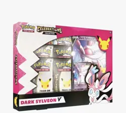 Pokemon Celebrations 25th Anniversary Dark Sylveon V Collection Box Sealed 820650809392 - Image 1