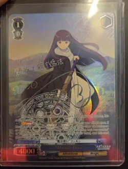 PACK FRESH Weiss Schwarz Frieren "Mage" Fern SSP Silver Signature English - Image 1