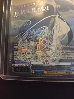PACK FRESH Weiss Schwarz Frieren "Mage" Fern SSP Silver Signature English - Image 5