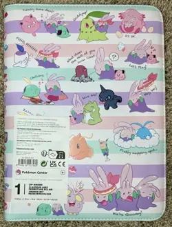 We're Goomy Zip Binder Sealed New Pokemon Center Exclusive 9 Pocket 360 Cards - Image 2