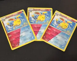 3x Pokemon TCG Card Azumarill 77/114 XY - Steam Siege Uncommon 2016 - Image 1