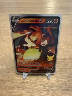 Pokemon TCG 2021 Lance's Charizard V SWSH133 Sword & Shield Black Promo Card NM - Image 1