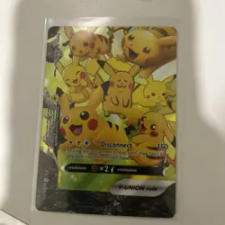 Pikachu V-Union [Set of 4] SWSH: Sword & Shield Promo Cards Holo NM - Image 3