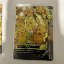 Pikachu V-Union [Set of 4] SWSH: Sword & Shield Promo Cards Holo NM - Image 4