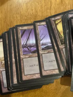 150 MtG Old Border Basic Land Cards Lot - 30 of each Magic Premodern EDH Cube - Image 4