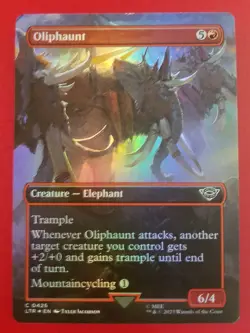 1x Oliphaunt (0426) | FOIL Borderless | LTR: Tales of Middle-Earth | MTG Magic - Image 3