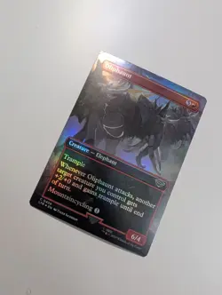 MTG - Oliphaunt (Borderless Foil) - Lord of The Rings NM/M Condition - Image 2