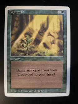 Regrowth LP Revised Edition MTG FREE SHIPPING - Image 1