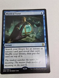 Wizards Mystical Tutor Eternal Masters Instant Blue Rare Regular 062/249 - Image 1