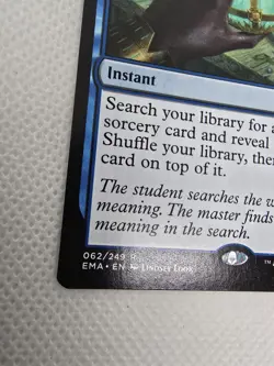 Wizards Mystical Tutor Eternal Masters Instant Blue Rare Regular 062/249 - Image 2
