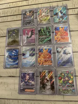 Pokemon TCG Lot Illustration Rare Ultra Rare Full Art! Comes With All Top Loaded - Image 2