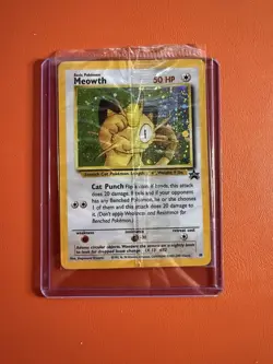 Pokemon TCG Meowth Holo Wotc Black Star Promo #10 Gameboy Factory Sealed - Image 1