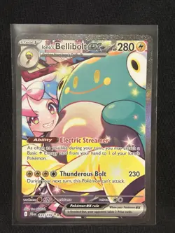 Pokemon Iono's Bellibolt EX 183/159 Sv09 Journey Together Holo Special Illustra… - Image 1