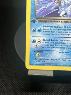 Pokemon TCG Dark Blastoise 20/82 1st Edition Team Rocket Regular Rare LP - Image 5