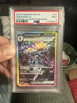 Pokemon Ceruledge ex 147/131 Prismatic Special Illustration Rare Holo PSA 9 MINT - Image 2