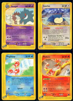 Pokemon SKYRIDGE - 4 Non Holo Cards Bundle - ENG - Moderately/Lightly Played - Image 1