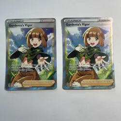 Gardenia's Vigor - 184/189 - Pokemon - Astral Radiance - Full Art Holo - Both NM - Image 1