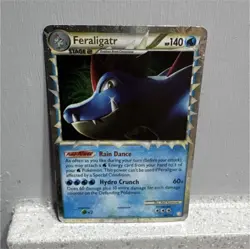 Pokemon Feraligatr Heartgold & Soulsilver 108/123 Prime Holo Rare HP 140 English - Image 1