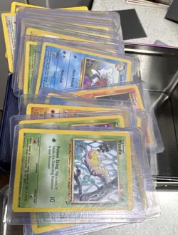 Pokemon Weedle Vulpix Rattata Graveler Base Set Lot WOTC 1999 English - Image 1