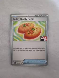 BUDDY-BUDDY POFFIN 144/162 NON-HOLO PLAY! STAMP PRIZE PACK SERIES POKEMON - Image 1