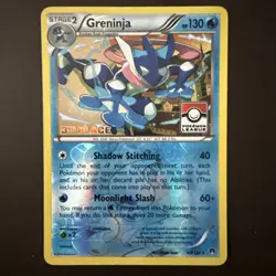 Pokemon Greninja 40/122 Reverse Holo Pokemon League Stamp 3rd Place Winner - Image 2