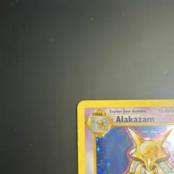 Pokemon TCG Alakazam 001/102 base set 1st edition shadowless - Image 3