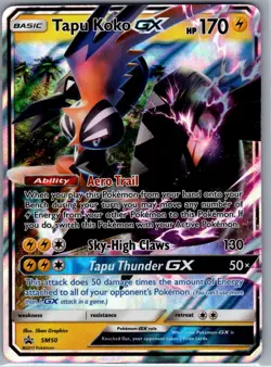 Tapu Koko GX SM50 SM Promos - Pokemon Card - LP - Image 1