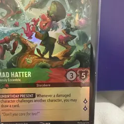Disney Lorcana TCG D23 Promo Mad Hatter Unruly Eccentric 2026 Foil Card - Image 5