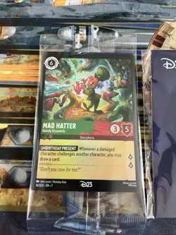 2026 Disney D23 MAD HATTER Gold Member Exclusive Card, Mickey Pin, Pluto Magnet - Image 2