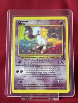 Mew Black Star Promo Holo 2000 Pokemon Card Near Mint Condition - Image 1
