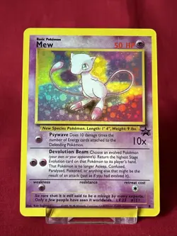 Mew Black Star Promo Holo 2000 Pokemon Card Near Mint Condition - Image 2
