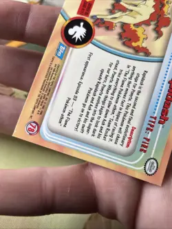 Rapidash Holo Blue Logo Topps Pokemon Card Rainbow Holo Topps Rapidash - Image 5