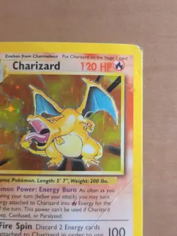 Pokemon Base Set Charizard Holo Rare Card 4/102 1999 - Image 4