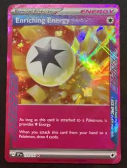 Pokemon Enriching Energy TCG Card Surging Sparks Ace Spec Holo Rare 191/191 - Image 1