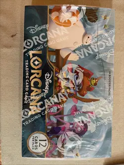 Disney Lorcana Trading Card Game Azurite Sea Booster Box (New, Sealed) - Image 1