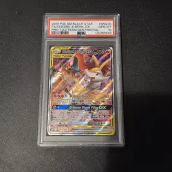 Pokemon Card - Charizard & Braixen GX Tag Team Promo SM230 Alt Art - PSA 10 - Image 1