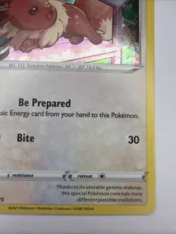 Pokemon Eevee SWSH175 Promo Holo SWSH: Sword & Shield Promo Cards TCG - Image 5