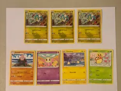 Lot Of 7 Pokemon Cards McDonald’s 2022 Promo TCG Card CCG Ledyba Newest Drampa - Image 1