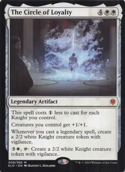The Circle of Loyalty ELD Mythic Regular #9 NM MTG - Image 1